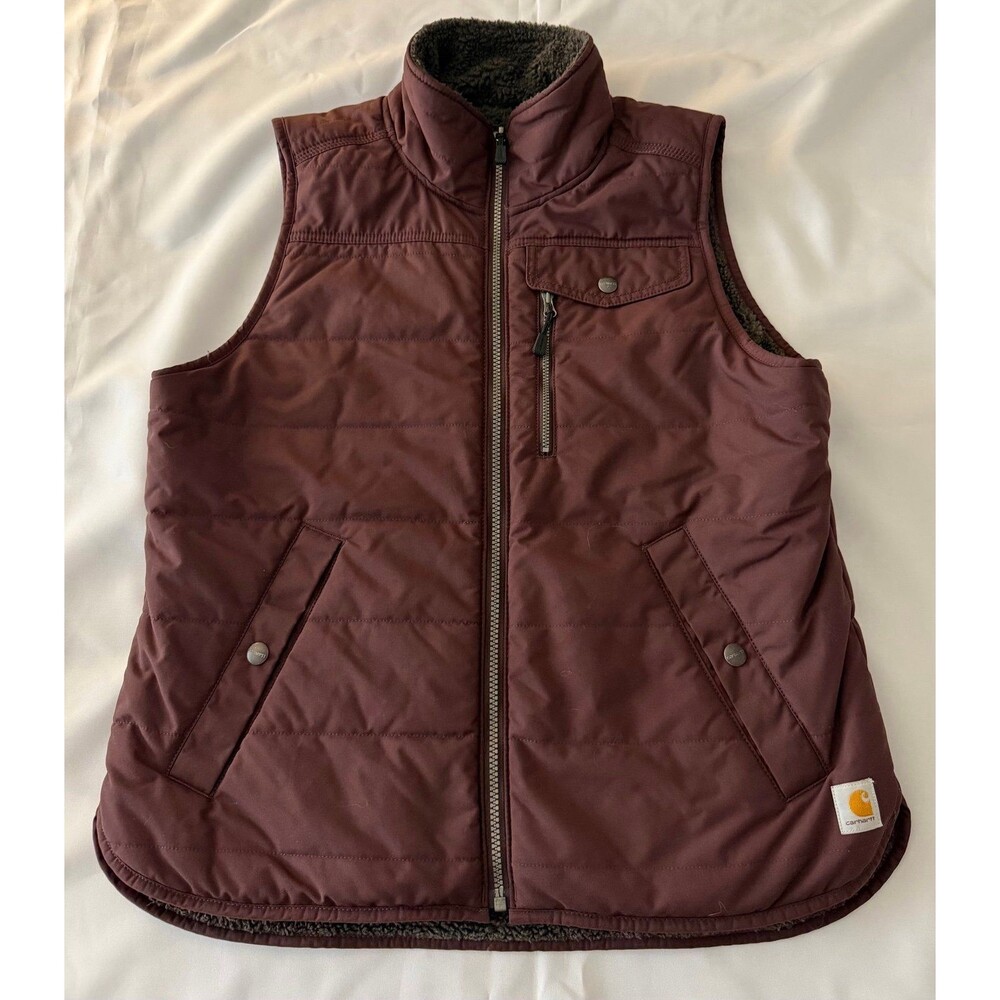Carhartt Women's Quilted Sherpa Lined Vest Size M